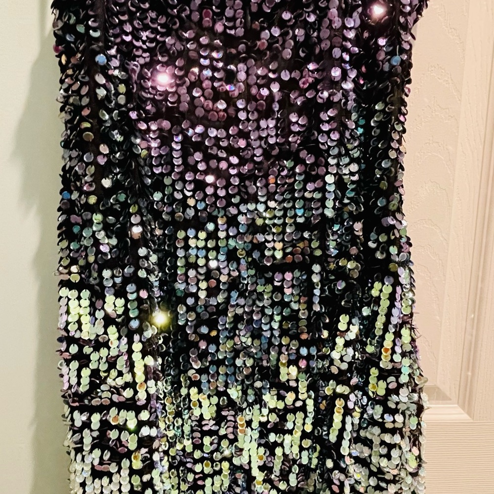 Adrienna papell ombré mini dress